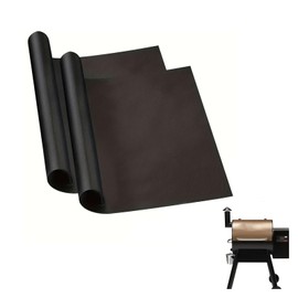 CMWNB 2pcs Non Stick Teflon Oven Liners Mat Reusable Baking Sheet Liners Cooking Mat Baking Sheet Liner Drip Tray Liner Compatible with Traeger Pro 22, Pro 575, Pro 780