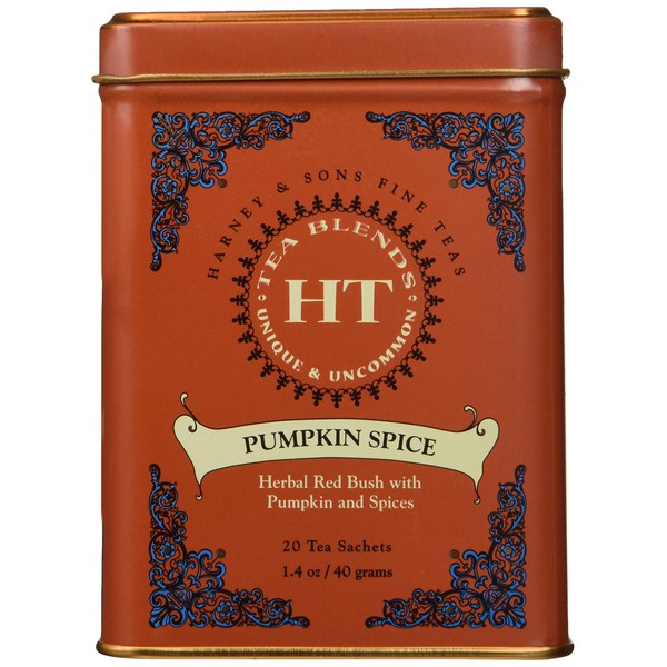 Harney & Sons Fine Teas Pumpkin Spice Tin- 20 Sachets