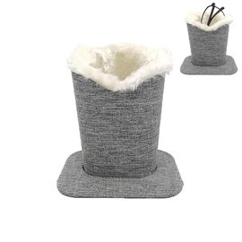 1 Stück Brillenhalter, Plüschgekleidete Brille Halterstand, Brillen-Organizer, Gefütterter Brillenetui-Ständer Weich, Brillenständer aus Leder, Plüsch-Brillenhalter, für Zuhause, Büro und Schule