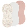 Hahafelt 3 Pcs Changing Pad Liners Fits in Peanut Shape