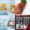 CINECE Christmas Stickers Decoration Removable Glass Window Static Stickers 223pcs