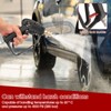 1 Set Short Pressure Washer Tool with Swivel 3/8inch Inlet