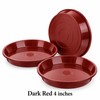 3 Pack Plastic Plant Saucers for Flower Pots – Durable
