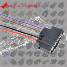 IXGKHC Mass Air Flow Sensor Harness Connector Plug 197-6020 22204-21010 22204-22010