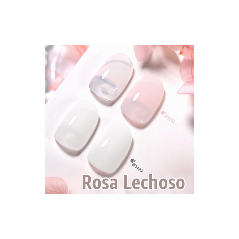GAOY- Esmalte de uñas en gel rosa claro transparente, 16