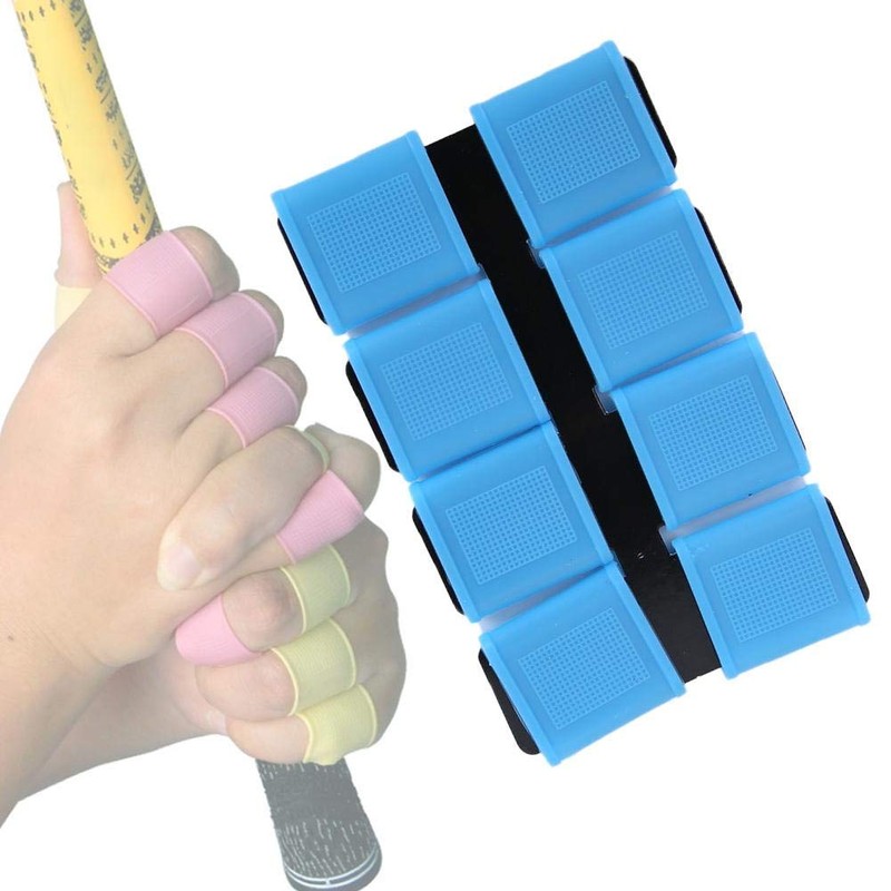 EVTSCAN 8個 シリコン 滑り止め 弾力性 ゴルファー スイング グリップ ゴルフ フィンガー