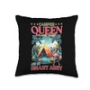 Camper Queen Classy Sassy And Bit Smart Assy Throw Pillow
