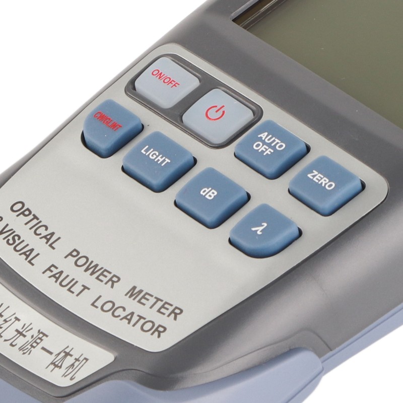Optical Power Meter 650nm 7 Wavelength High Accuracy Fiber Optic