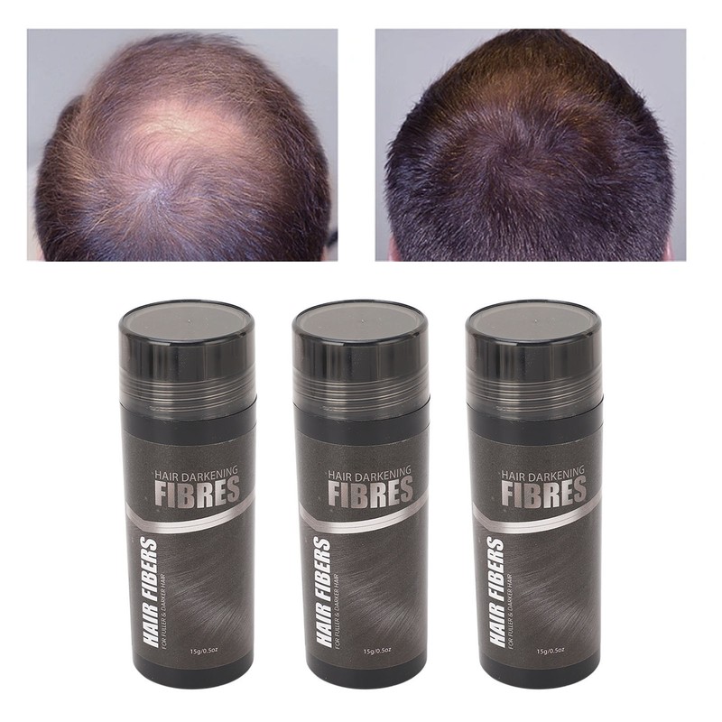 3pcs 15g Hair Volumizing Powder Fluffy Dense Hair Thickening Fibers