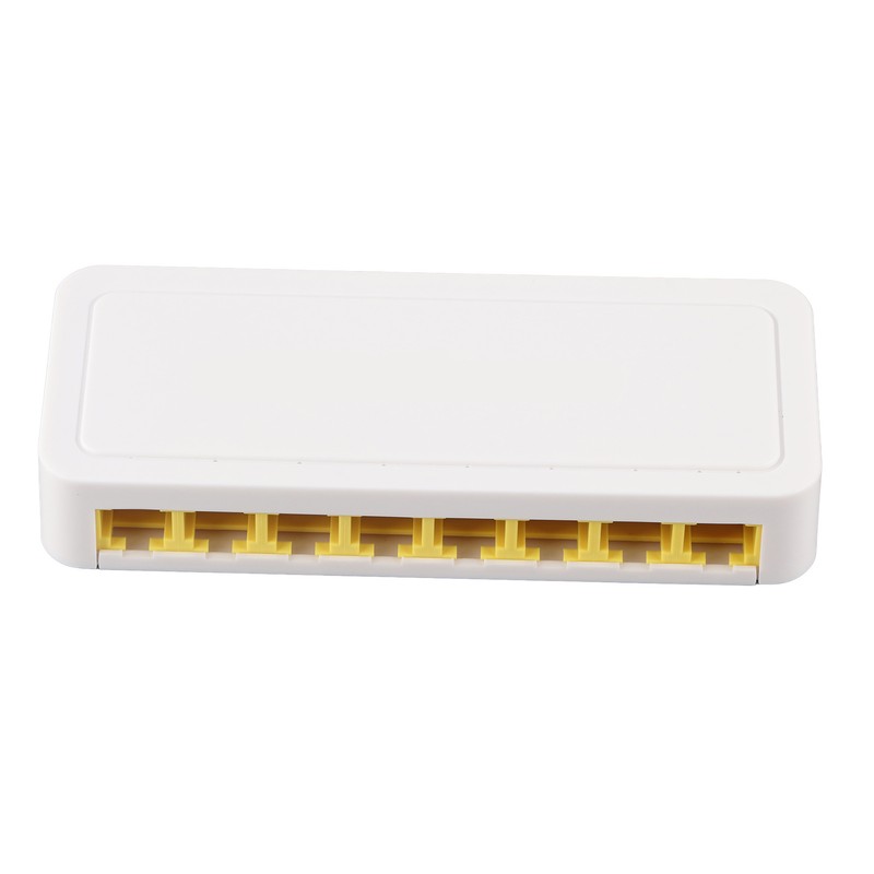 8 Port Ethernet Switch Professional Silent Operation Plug and Play