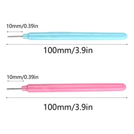 Quilling Paper Pens, 2 Pcs Origami Paper Quilling Tools, Handmade Rolling Curling Quilling Needle Pen, Multifunction Paper Rolling Pen, Paper Quilling Slotted Tools