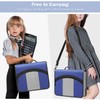 MoKo Zipper Binder, 3 Inch 3 Ring Binder with 600
