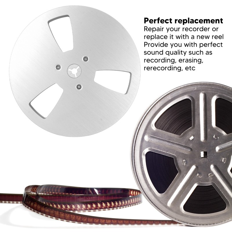1/4 7 Inch Empty Tape Reel 3 Holes Wind Resistance
