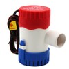 LOOKGOU Bilge Pump 12V Small Submersible Pump 1100GPH Compatible Hose