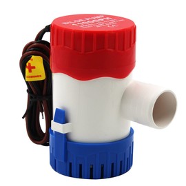 LOOKGOU Bilge Pump 12V Small Submersible Pump 1100GPH Compatible Hose Inner Diameter 28.5 mm High Power