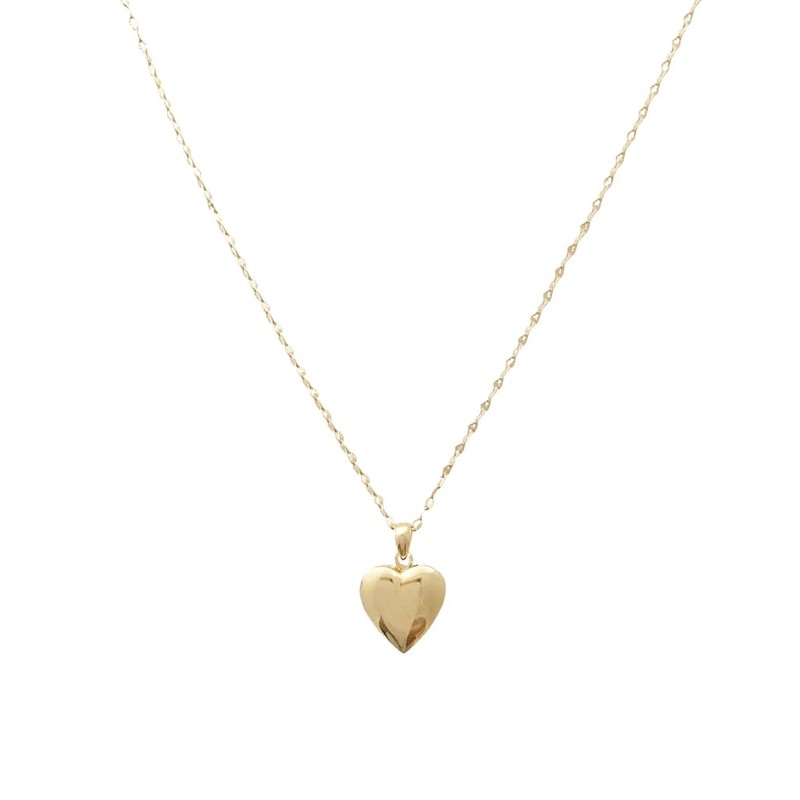 HONEYCAT Puffy Heart Locket in Gold, Rose Gold, or Silver