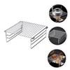 Kisangel Barbecue Warming Rack Raised Grill Rack Bbq Stainless Steel