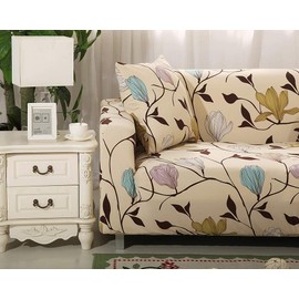 HOOBUY Printed Sofa Cover Stretch Couch Covers Patterned Sofas Seater Slipcovers for 3 Cushion Couch Set MNK (3 Seater/Large 2 Seater)