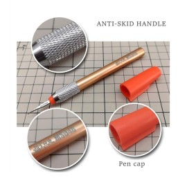 Ansai For Scale Model Panel Line Carved Scribe line Hobby Cutting Tool Chisel 5 pcs...