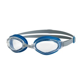 Zoggs Endura Max Unisex Adult Swimming Goggles, Grey/Blue/Clear