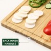GarveeHome 24 in Extra Large Bamboo Cutting Board for Kitchen,