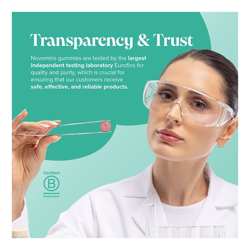 Novomins Calcium & Vitamin D Gummies 60 Gummies