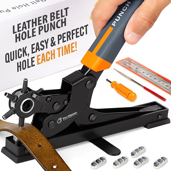 Desktop Leather Belt Hole Puncher Tool - Easier to Use