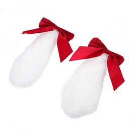 Mikinona 1pair Hair Clips Rabbit Ears Lop Ears Hairpin Lolita Bowknot Barrettes for Boys and Girls Girls