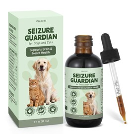 Seizure Guardian for Dogs and Cats, Natural Liquid Formula for Nervous System Comfort, Helps with Occasional Shaking, Tension & Stress, Easy Liquid Dropper, No Artificial Additives - 2 FL OZ