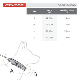 EZYDOG Double Up Dog Collar | Dog Collar Small, Medium, Large Dogs, Reflective Dog Collar, Supreme Comfort, Soft Neoprene Material, Strong Nylon Webbing (Medium, Camo)