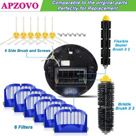 Accessories Replacement Parts for iRobot Roomba 600 604 605 606 610 612 614 615 616 620 621 626 627 630 631 632 639 640 650 651 660 669 670 671 672 675 676 680 681 685 687 689 690 691 692 694 696 697