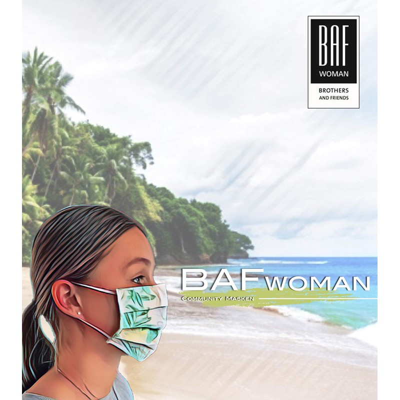 BaF Community Masks, Set of 2 Unisex Face Masks with