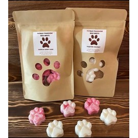 Dog Paw Wax Melts -Strong Scent- Long Lasting - Eco-Friendly - Hand-Poured - Large Melts - Wax Tarts - Soy (Autumn Delight)
