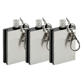 Permanent Endless Match- Emergency Fire Starter- Forever Match- Outdoor Survival Tool- Outdoor Emergency Flint Stone Lighter with Keychain for Travel, Camping, Hiking, Fishing, BBQ (3)