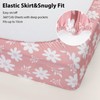 FIEMOL Next to Me Crib Sheets 85x51cm Fitted, 3 Pack