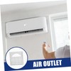 WHAMVOX Outdoor Dryer Vent Cover Louvered Air Conditioner Vent for