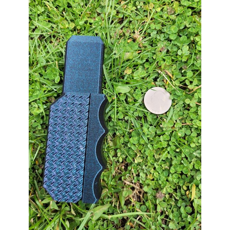 Fidget Knife - Burnt Titanium - Blade: Single blade