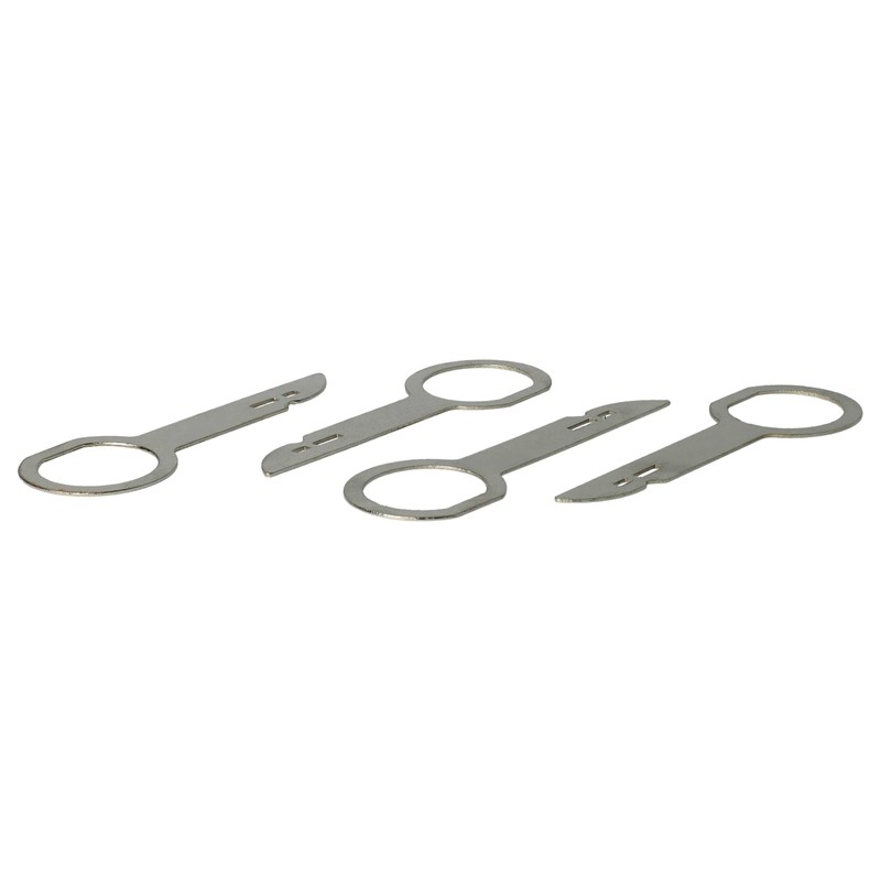vhbw 4 x Radio Release Lever Compatible with Volkswagen Fox,