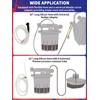 Punmew 3L Vacuum Brake Bleeder Kit One Person Pneumatic Brake