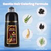 IIIMEIDU- Champú para teñir el cabello castaño oscuro 3 en