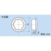 Inaba Denko WM-60-I Wall Cap Hole Lid