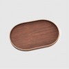 JAJU Oval Walnut Wood Tray_34cmx22cm, Brown Brown_FRFR / 자주 JAJU