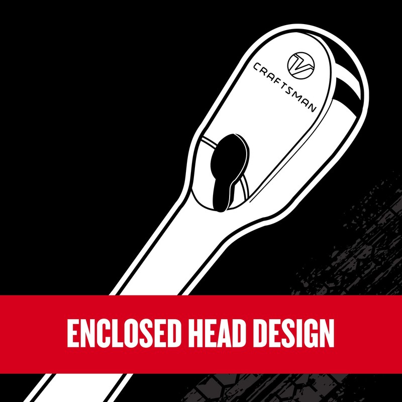 CRAFTSMAN V-SERIES Ratchet, 3/8 Inch Drive, 96-Tooth, Flexible Head XL