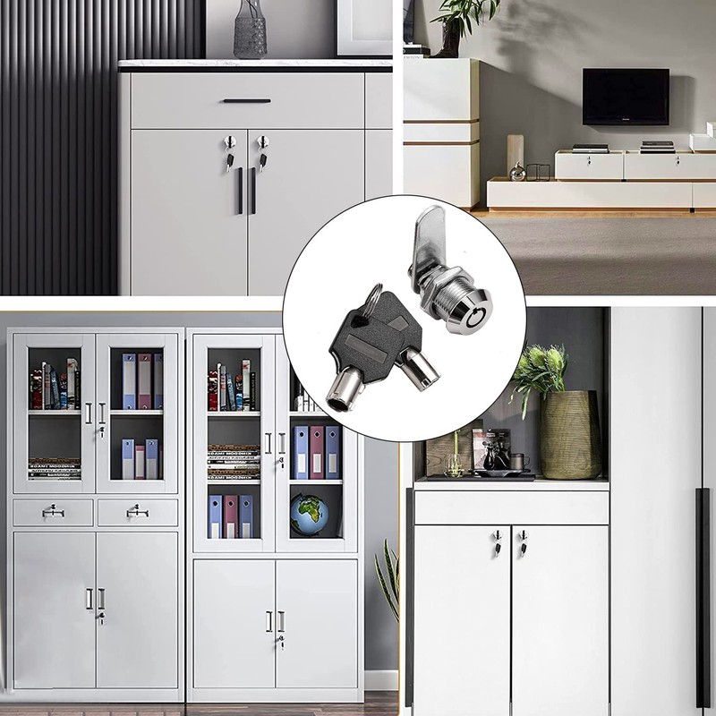 Litensh 30 mm threaded pipe lever lock, mailbox lock, cylinder