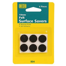 Deco Felt Surface Savers, Pack of 6