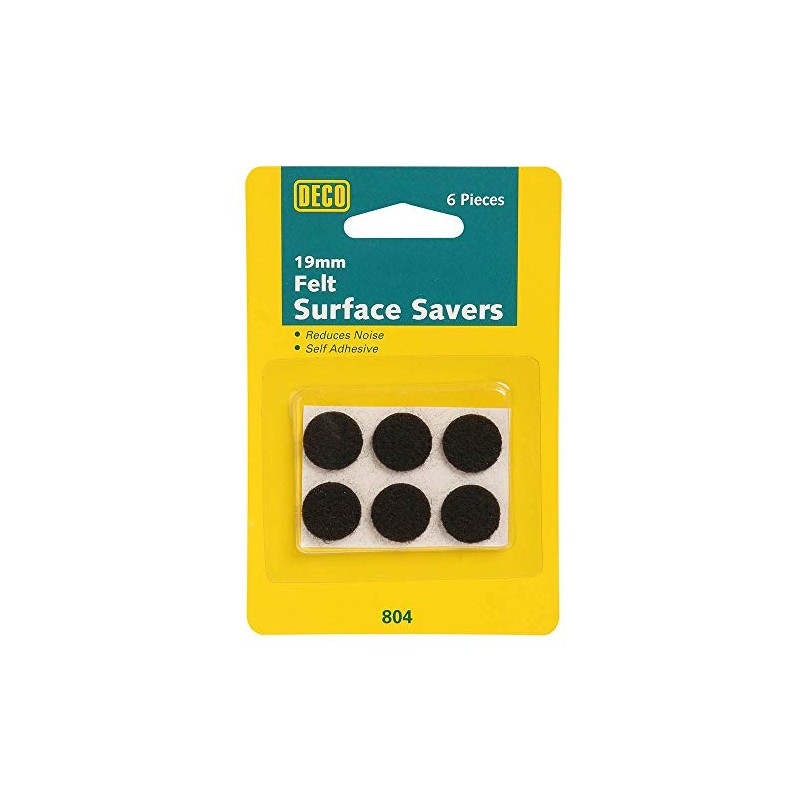 Deco Felt Surface Savers, Pack of 6