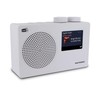 METRONIC 477252 DAB Radio (DAB+, FM, Portable, Block Design) White
