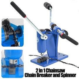 2 in 1 Chainsaw Chain Breaker and Spinner, Chain Breaker, Manual Chain Rivet Tool, Chainsaw Chain Link Breaker Removal Repair Tool, Chain Rivet Spinner