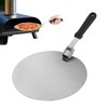 Pizza Peel, 10 Inch Round Pizza Paddle Metal Steel Spatula