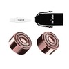 Gurelax Replacement Heads for Flawless Finishing Touch Facial Hair Remover,